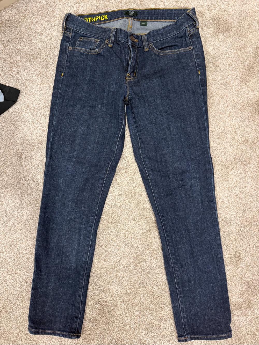 J. Crew Dark Blue Skinny Jeans toothpick